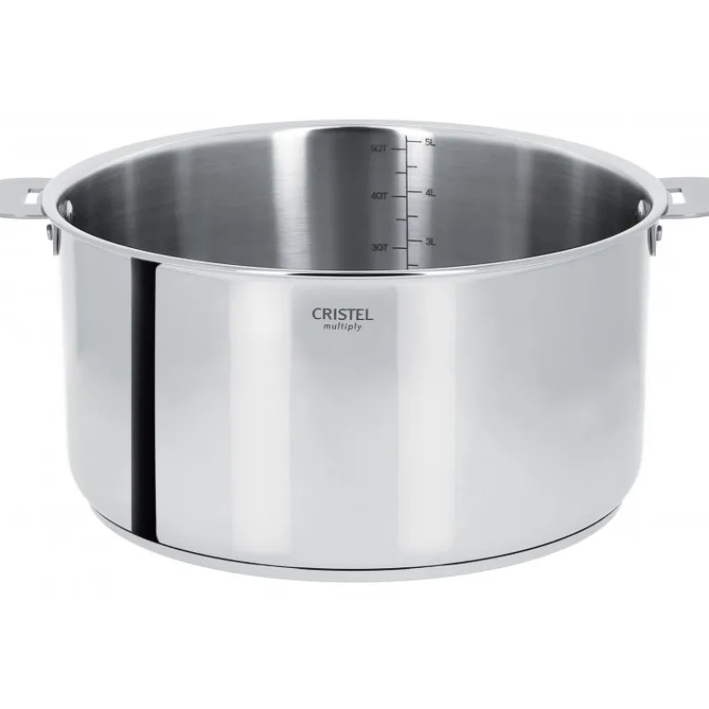 CRISTEL Faitout|Faitout Casteline Ø 22 cm Manche Amovible Inox