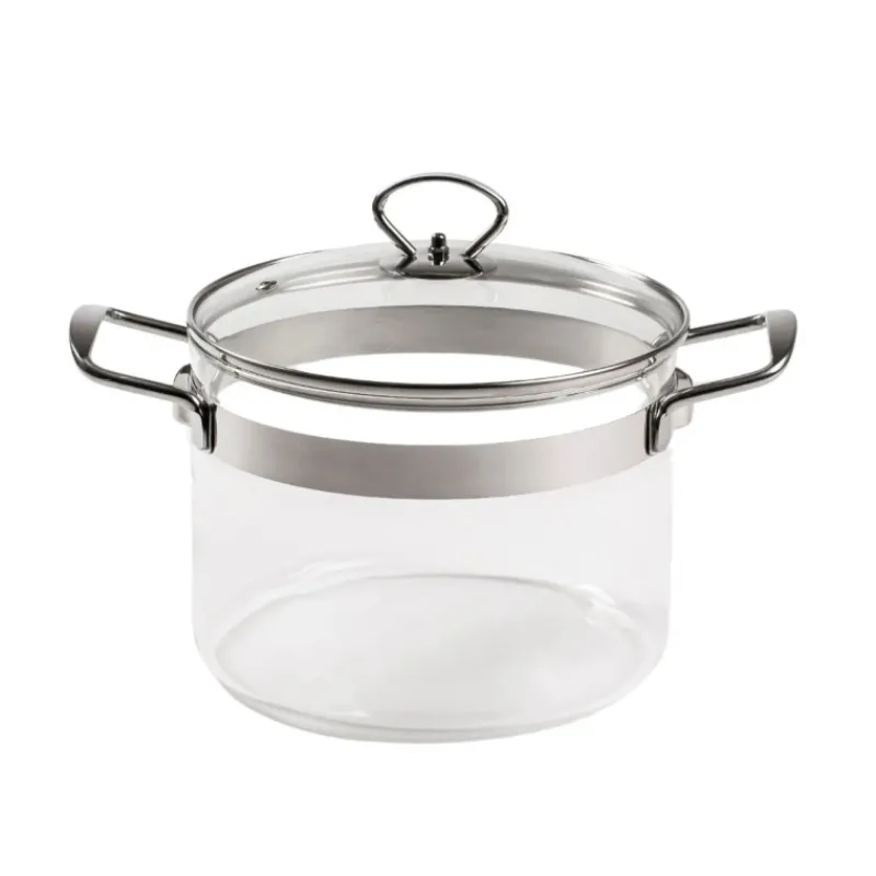 MASTRAD Faitout|Faitout en Verre avec Couvercle 20 x H 15 cm Belissam