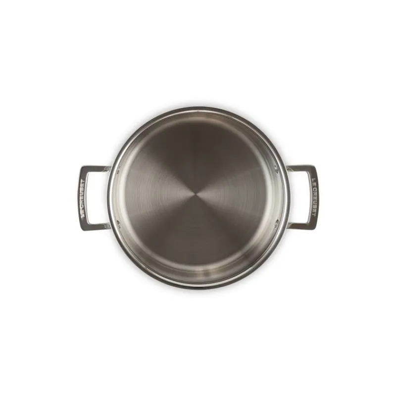 LE CREUSET Faitout|Faitout Inox 24 cm avec Couvercle