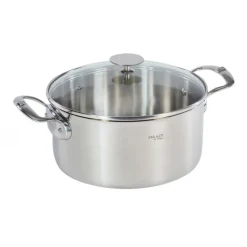 DE BUYER Faitout|Faitout Inox avec Couvercle ø24 cm Milady