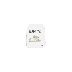 CUISINEADDICT Farine|Farine T55 Blé Epi Bleu 1kg