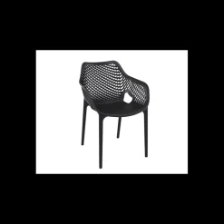 SIESTA Mobilier Terrasse Restaurant|Fauteuil de Jardin Air XL Noir