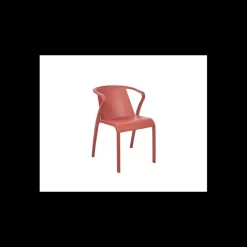 EZPELETA Mobilier Terrasse Restaurant|Fauteuil en Polypropylène Fado Brique
