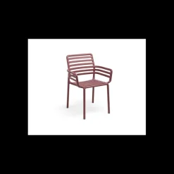 NARDI Mobilier Terrasse Restaurant|Fauteuil en Résine Doga Marsala