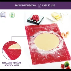 MASTRAD Tapis De Cuisson|Tapis Silicone Pâtisserie|Feuille à Pâtisserie 62 x 40 cm