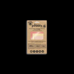 PEBBLY Conservation|Feuille Emballage Alimentaire Cire Abeille Pois (x3)