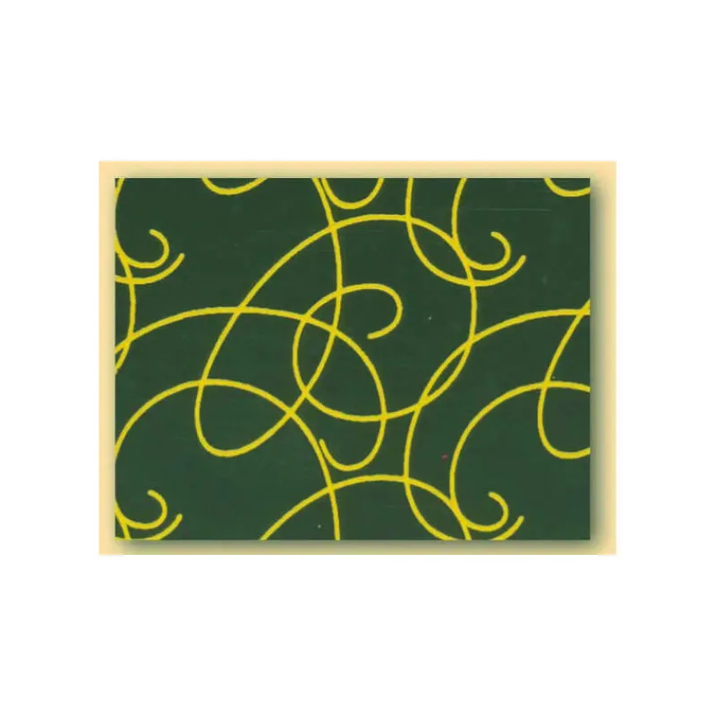 MALLARD FERRIERE Décoration Comestible|Feuilles de transfert chocolat arabesques jaunes 34 x 26,5 cm (x10)