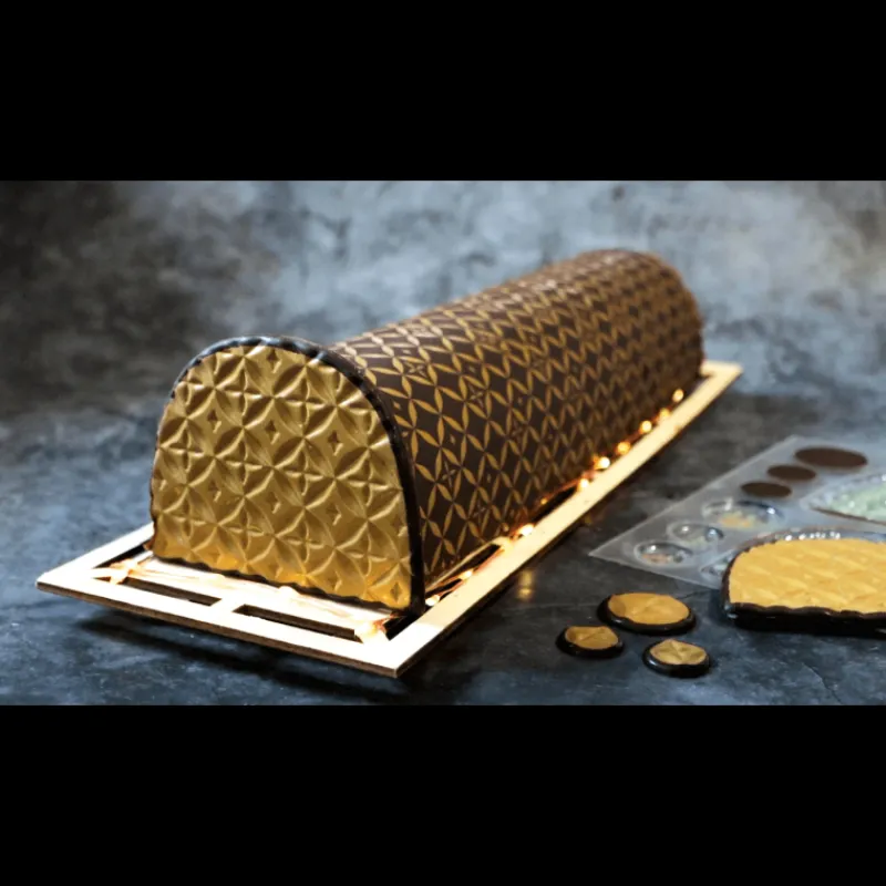 SCRAPCOOKING Décoration Comestible|Feuilles de Transfert Chocolat Couture (x2)