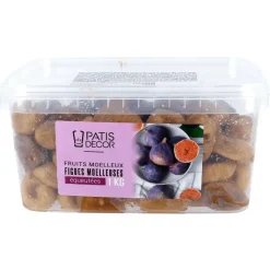 PATISDECOR Fruits Secs|Figues moelleuses équeutées 1 kg Patisdécor