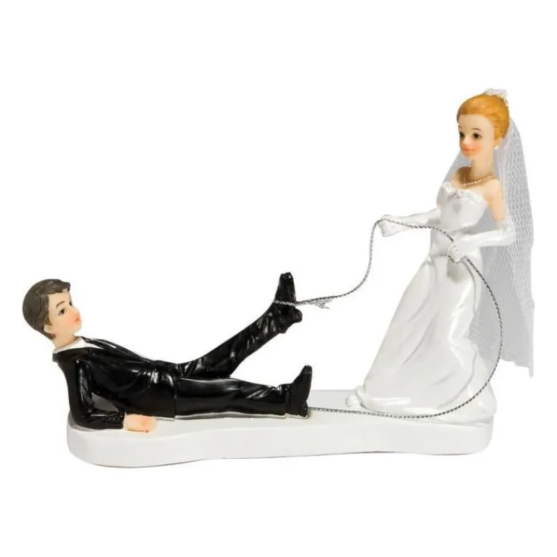 CUISINEADDICT Décoration Gâteau|Figurine Mariage A la Pêche 2 Modèles 14 cm