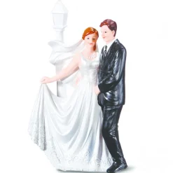 CUISINEADDICT Décoration Gâteau|Figurine Mariage Mariés Romantique 2 Modèles 17,5 cm