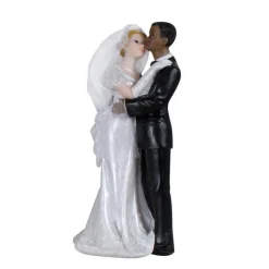 MALLARD FERRIERE Décoration Gâteau|Figurine Mariage Mixte 2 Modèles 18 cm