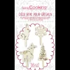 SCRAPCOOKING Décoration Gâteau|FIN DE SERIE Cake Topper Bois Forêt Enchantée (x4)