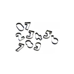 GOBEL Cercle À Patisserie|Emporte Pièce - Découpoir Pâtisserie|FIN DE SERIE Chiffre inox 9 Moule-Découpoir 200 mm