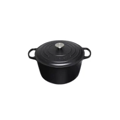 LE CREUSET Cocotte En Fonte|FIN DE SERIE Cocotte en Fonte Haute 24 cm Noir Mat