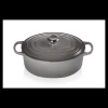 LE CREUSET Cocotte En Fonte|FIN DE SERIE Cocotte en fonte Ovale 29 cm Mist Grey Signature