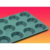 DE BUYER Moule Silicone|Moules À Gâteaux|FIN DE SERIE Elastomoule tartelettes - 15 empreintes 30 x 17,6 cm - Silicone