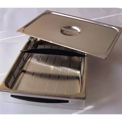 DEJELIN Accessoires Cuisson Vapeur|FIN DE SERIE Jonction + Couvercle + Bac Perforé GN 1/1