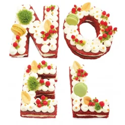 SCRAPCOOKING Ustensiles Décor Gâteau|FIN DE SERIE Kit Letter Cake Noël
