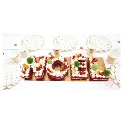 SCRAPCOOKING Ustensiles Décor Gâteau|FIN DE SERIE Kit Letter Cake Noël