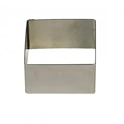 GOBEL Cercle À Patisserie|FIN DE SERIE Nonnette Inox Carré 3 cm x H 3 cm