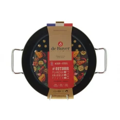 DE BUYER Poêles|FIN DE SERIE Plat à Légumes Perforé Ø 28 cm Outdoor