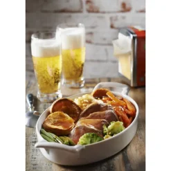 REVOL Plat De Cuisson|FIN DE SERIE Plat Ovale Noir 20x12,5 cm Belle Cuisine