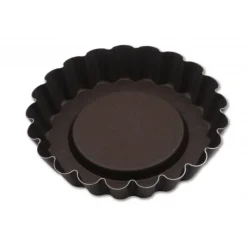 GOBEL Moule Anti-adhésif|Moules À Gâteaux|FIN DE SERIE Tartelette Fruits Frais Cannelée fond renvoyé