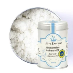 TERRE EXOTIQUE Sel|Fleur de Sel de Guérande IGP 100 g
