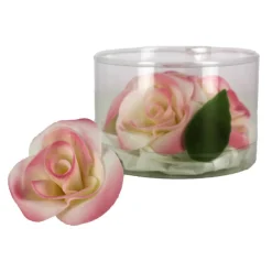 MALLARD FERRIERE Décoration Comestible|Fleur en sucre Roses - nuancées roses Ø5 cm (x5) Mallard Ferrière