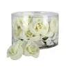 MALLARD FERRIERE Décoration Comestible|Fleur en sucre Roses Blanches Ø 3,5 cm (x15) Mallard Ferrière
