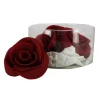 MALLARD FERRIERE Décoration Comestible|Fleur en sucre Roses bordeaux Ø 6 cm (x3) Mallard Ferrière