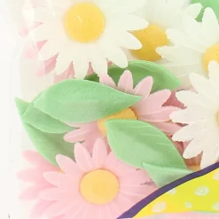 FLORENSUC Décoration Comestible|Fleurs de Marguerites roses et blanches x12 - en Azyme