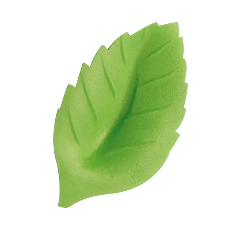 FLORENSUC Décoration Comestible|Fleurs de rose bleue x6, grandes feuilles x12 - en Azyme