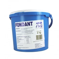 IRIS Nappages Et Glaçages|Fondant Pâtissier Blanc 8 kg