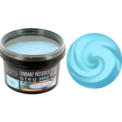 PATISDECOR Nappages Et Glaçages|Fondant Pâtissier Bleu 300 g Patisdécor