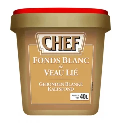 CHEF Fonds De Sauce - Sauces|Fonds blanc de veau lié 40L 800g