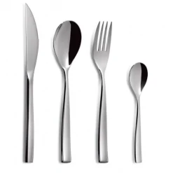 COMAS Couverts|Fourchette à Dessert Ibiza (x12) Inox 18/10 3,5 mm