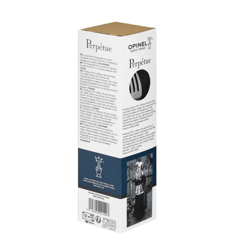 OPINEL Couverts|Fourchettes en Inox (x4) Perpétue