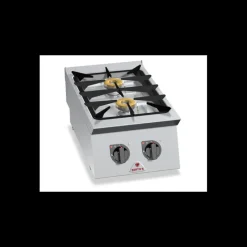 BERTOS Chaud|Fourneau 2 Brûleurs à Poser 730 x 400 x 290 mm Berto's