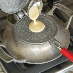 NORDIC WARE Gaufrier|Gaufrier Norvégien Krumkake Fonte d'Aluminium Ø13 cm