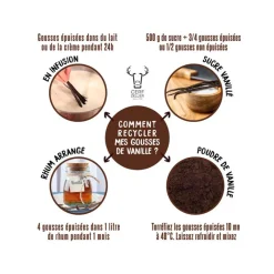 PATISDECOR Gousse De Vanille|Gousse de Vanille d’Ouganda Patisdécor (x2)