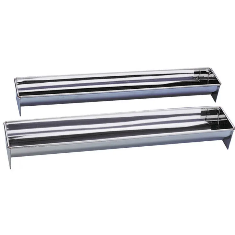 MALLARD FERRIERE Moules À Gâteaux|Gouttière à Bûche Inox 50 x 7 cm