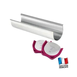 GOBEL Moules À Gâteaux|Gouttière à Bûche inox démontable étanche 30 cm