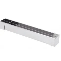 DE BUYER Moules À Gâteaux|Gouttière carrée démontable en inox 30 x 4 cm
