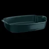 EMILE HENRY Plat De Cuisson|Grand Plat à Four Rectangulaire en Céramique 42,5 x 28 cm Belle-Île