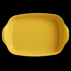 EMILE HENRY Plat De Cuisson|Grand Plat à Four Rectangulaire en Céramique 42,5 x 28 cm Provence