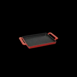 CHASSEUR Grills|Gril en Fonte rectangulaire 35 x 22 cm Rubis