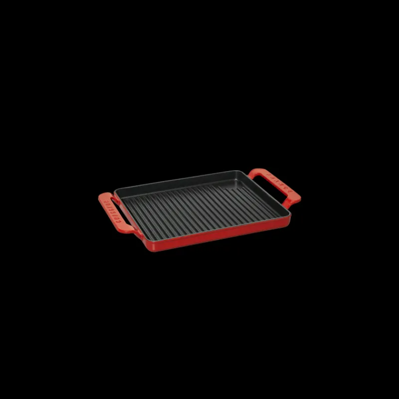 CHASSEUR Grills|Gril en Fonte rectangulaire 35 x 22 cm Rubis