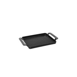 CHASSEUR Grills|Gril en Fonte rectangulaire 35 x 22 cm Noir Mat